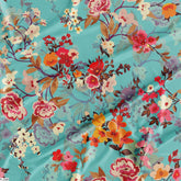 Floral Wholesale Digital Printed Fabric for Dress & Cloth